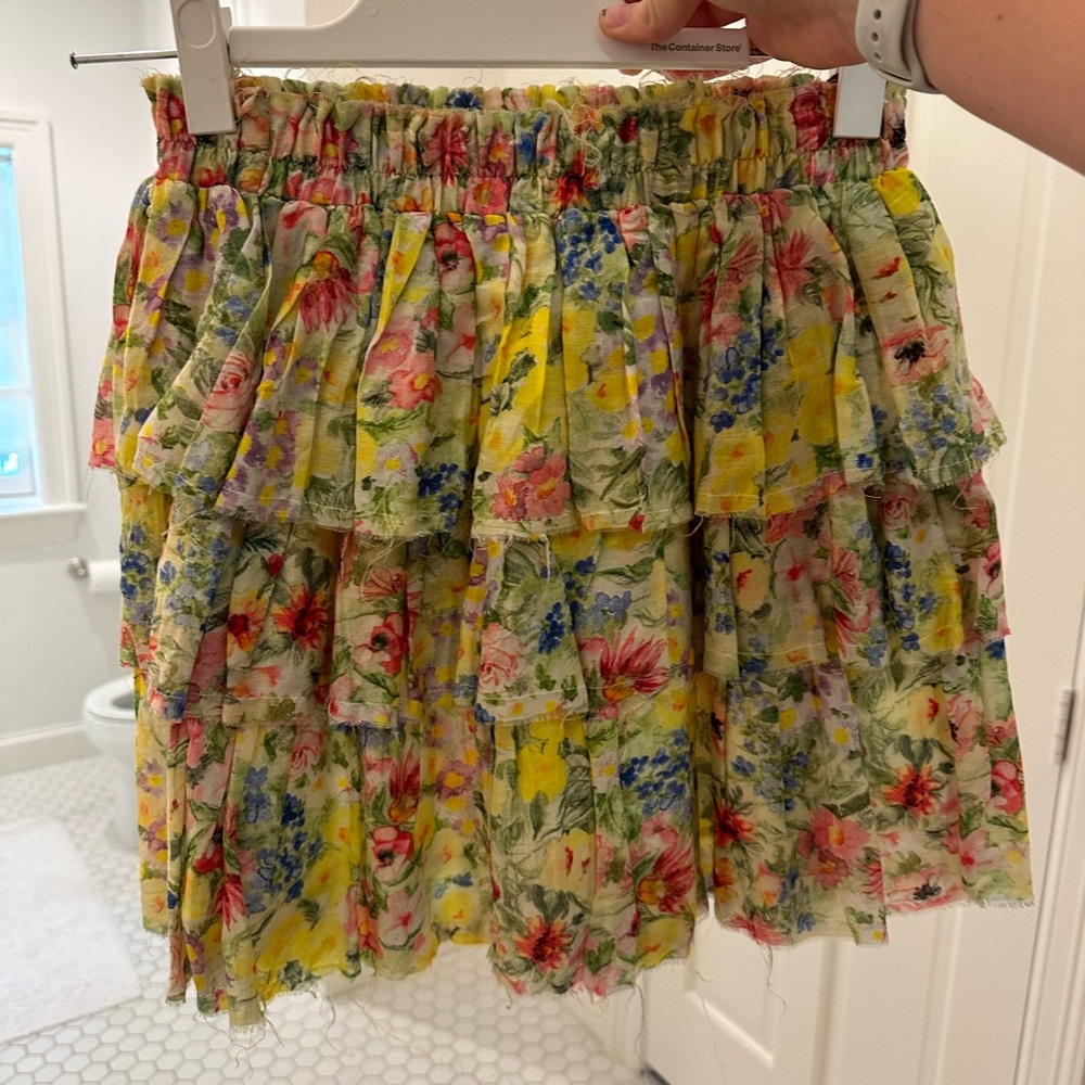 Love shack fancy rainbow skies brynlee skirt